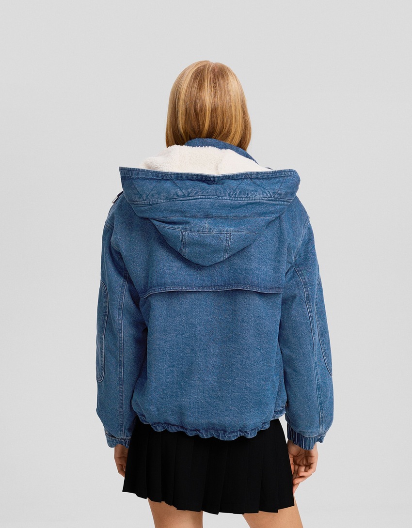 parka curta de ganga