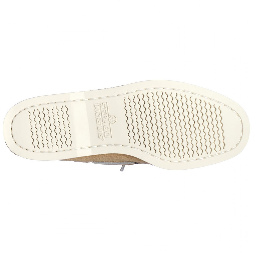 DOCKSIDES PORTLAND FLESH OUT Beige Camel-Chaussures bateau pour homme en suede Portland