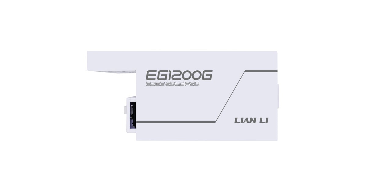 Lian LiEDGE GOLD 1200 modulaire 1200 watt voeding   (Wit, 1x 12V-2x6, 4x PCIe, 4x USB-header hub)