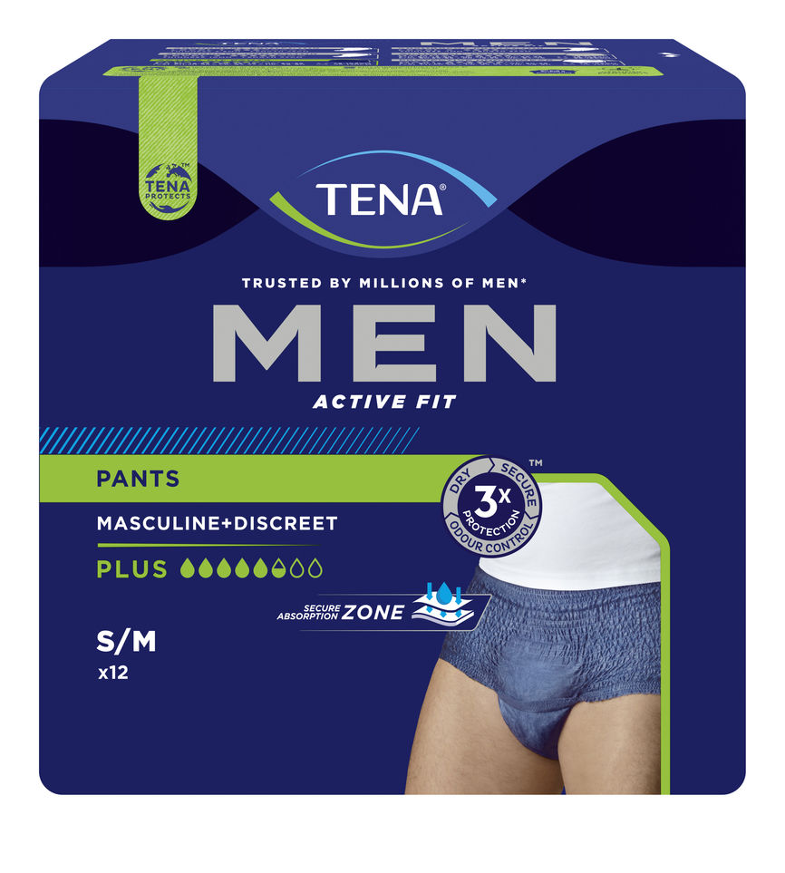 TENA Men ActiveFit Pants Plus S/M 12 stk