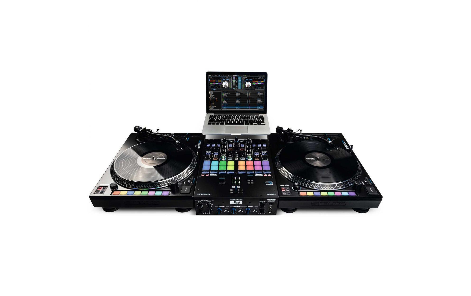 Plattenspieler RP-8000 MKII Schwarz<br>DJ-Plattenspieler mit nahtloser Integration in Serato DJ Pro