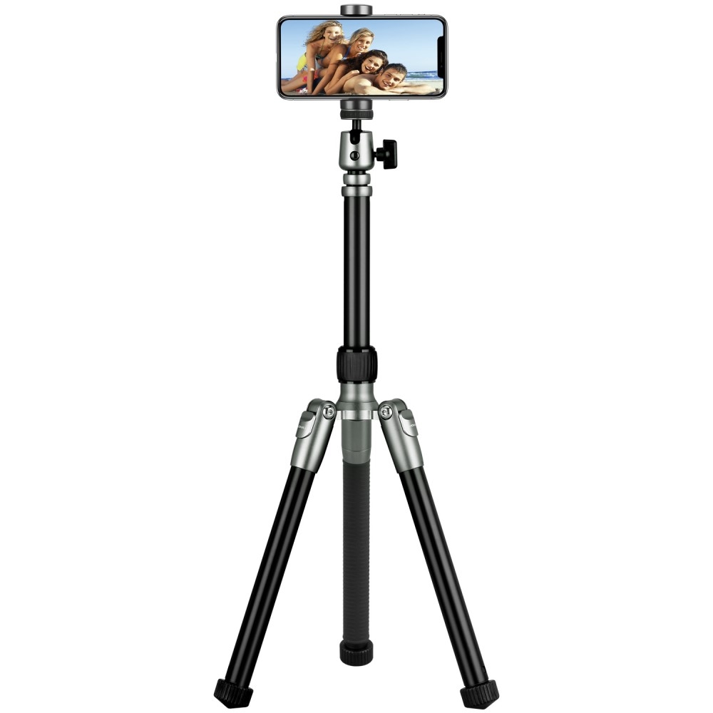 Hero Tripod Dreibein Stativ Halterung für Smartphone / DLSR Kamera / GoPro - Schwarz