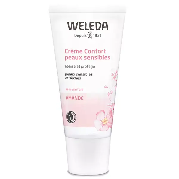 Creme de Amêndoas Weleda Comfort para Pele Sensível Orgânico 30ml