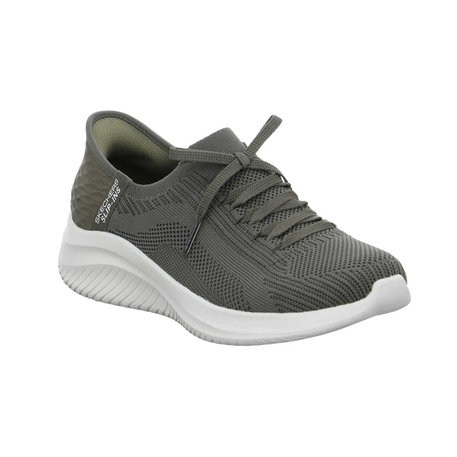 SKECHERS Sneaker Olive Textil