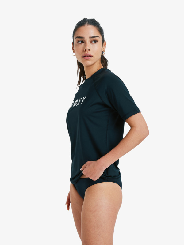 Essential Lycra manches courtes Noir Femme