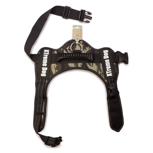 Coleira de camuflagem Xtreme Dog para cães, verde