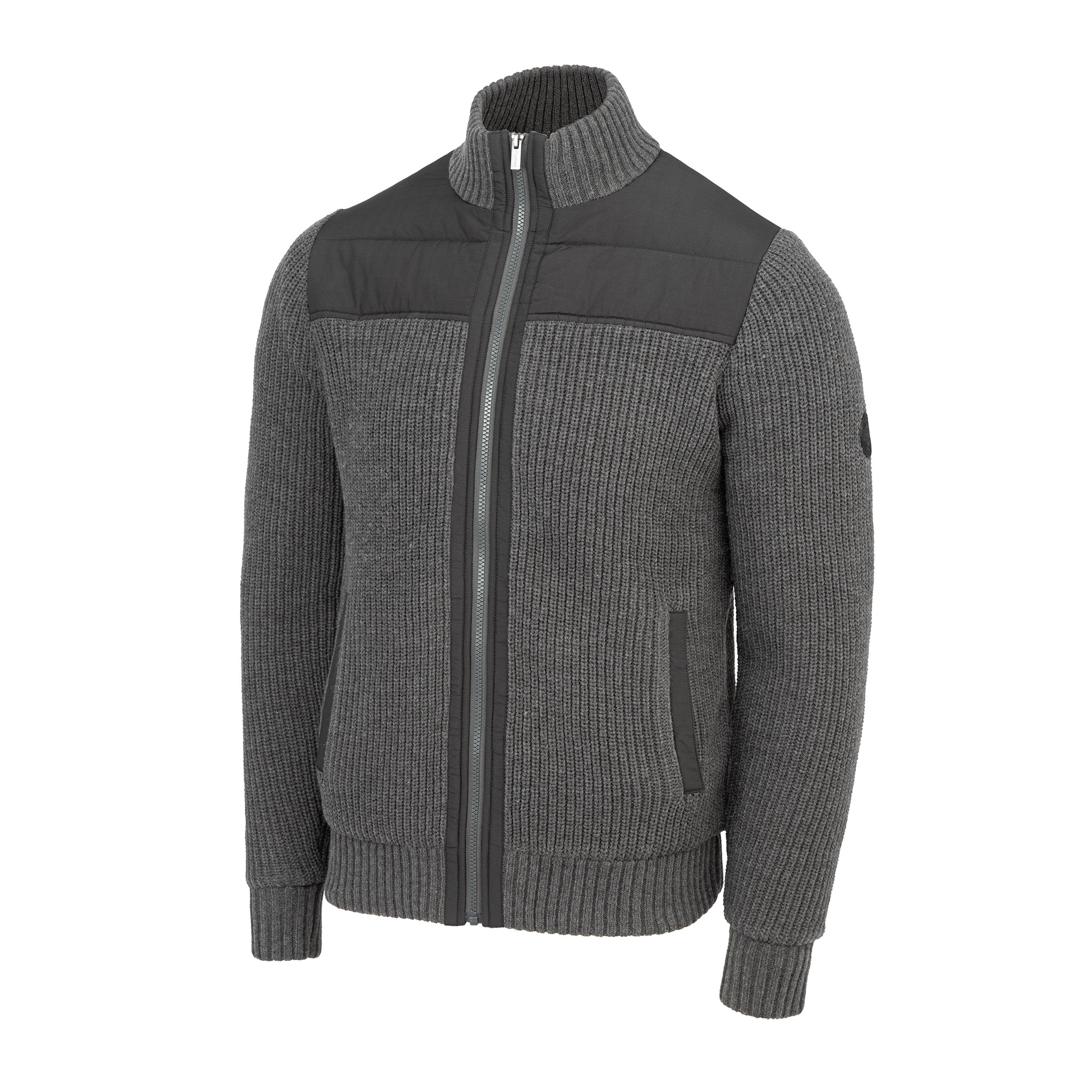 Firetrap Knit Zip up Jacket Mens