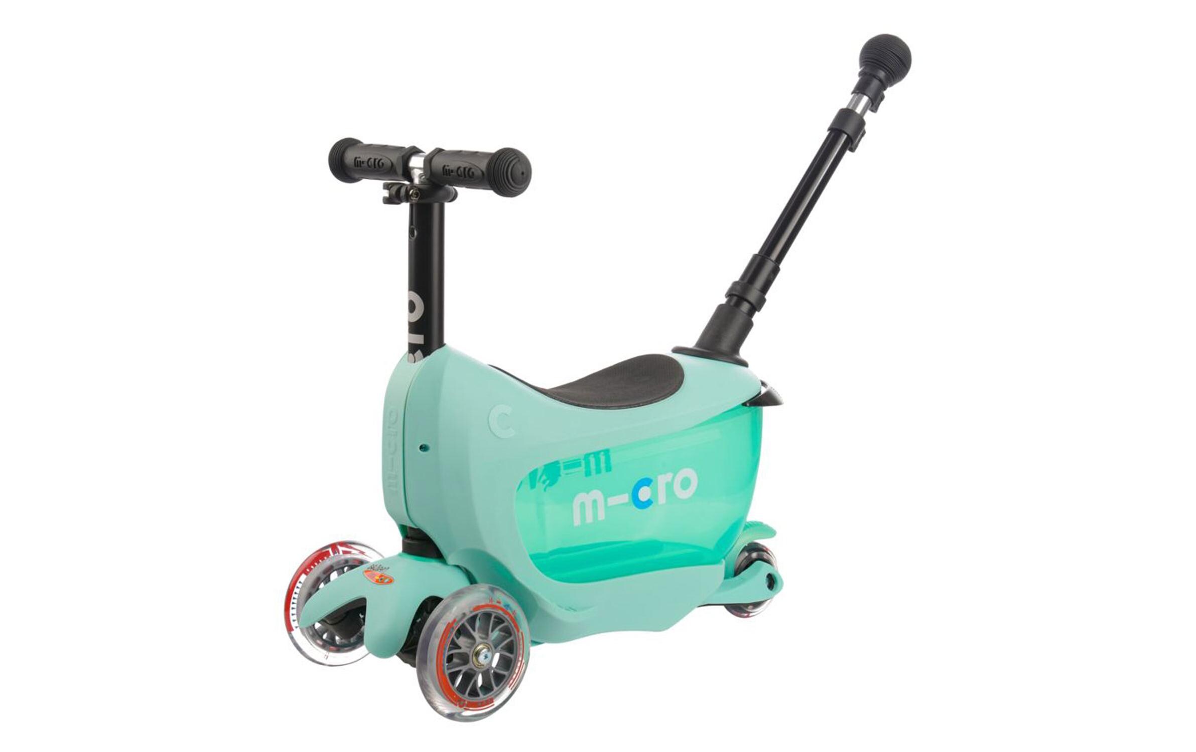Kickboard Mini2go Deluxe Plus Mint<br>Scooter mit Sitz