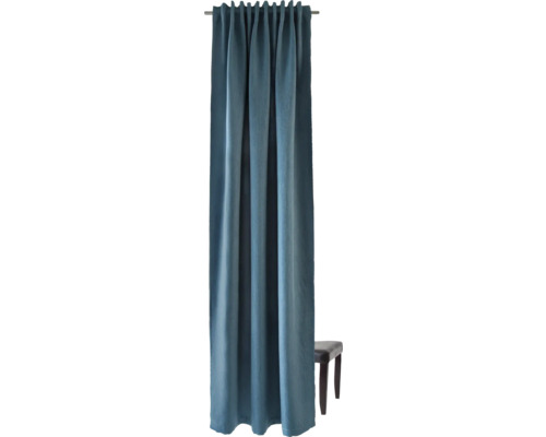 Thermisch gordijn met universele band Bergen petrol 140 x 245 cm