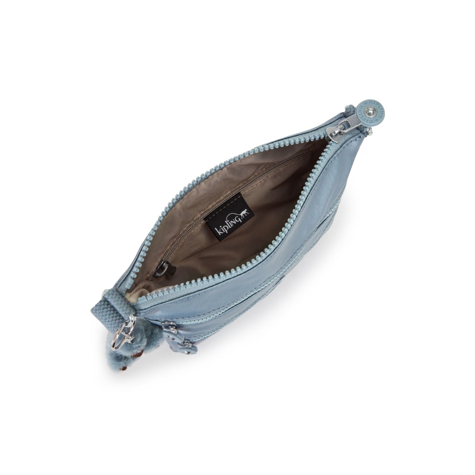 KEIKO Petit Sac à Bandoulière - Moon Blue Metallic
