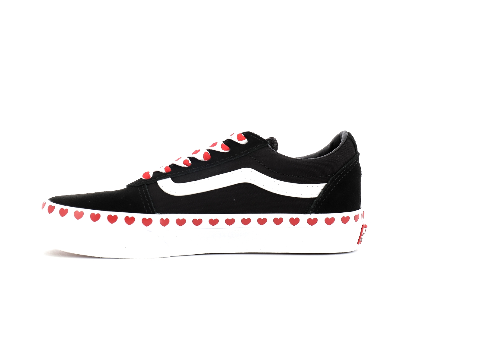 Vans-VN0A5KR7AQZ1 Textile Noir Rouge
