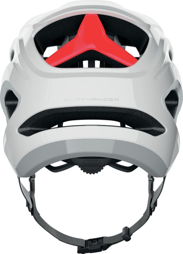Abus CliffHanger Cykelhjelm, Shiny White