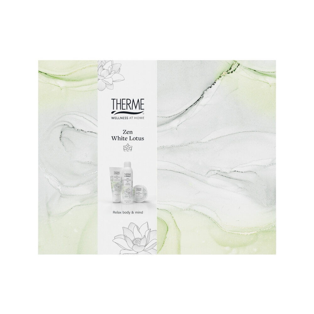 Therme Wellness Treatment Geschenkset Zen White Lotus1 set