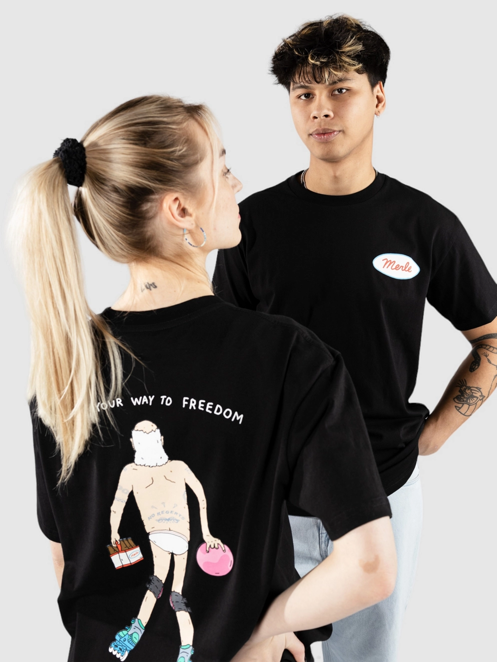 Brother Merle Freedom T-Shirt black