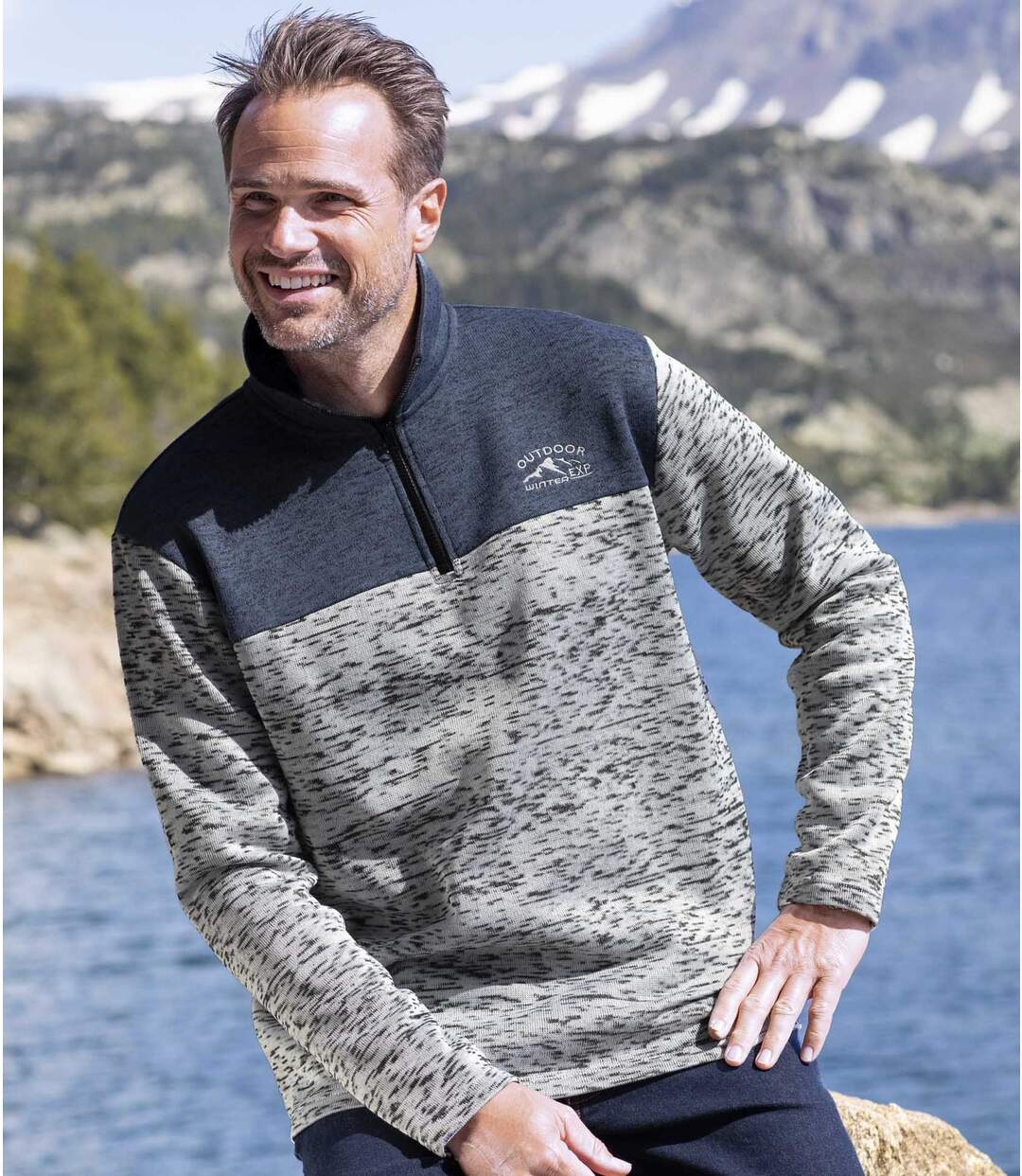Lot de 2 Sweats Molleton Outdoor