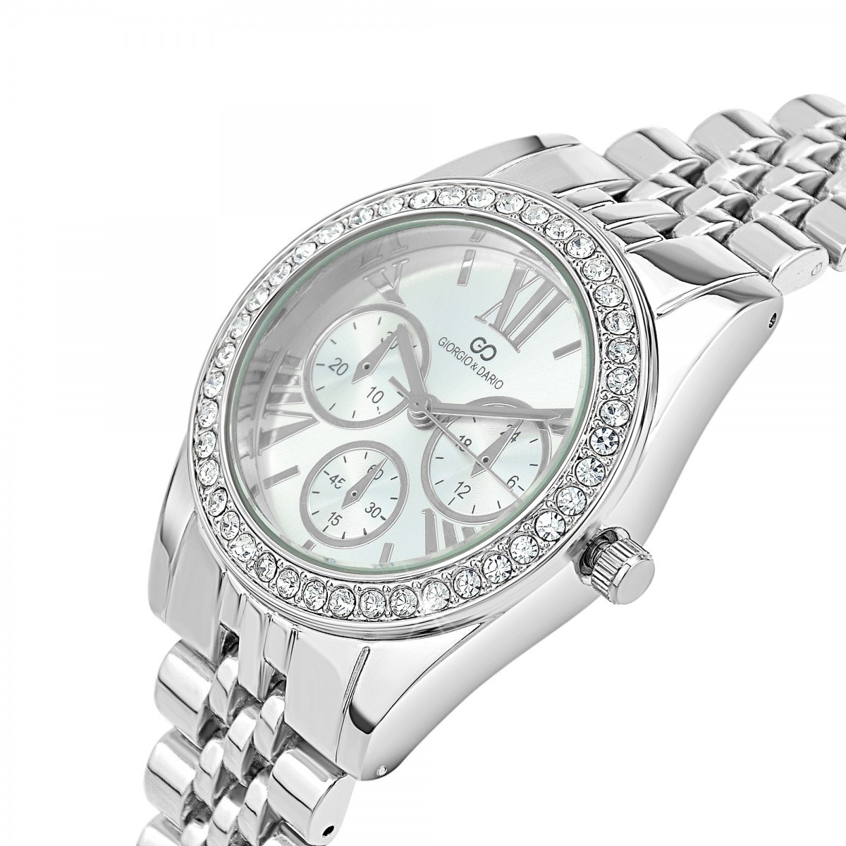 Montre Ayla élégante ornée de Cristaux scintillants SC Crystal