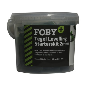 Foby+ :Levelling system starterskit 2mm