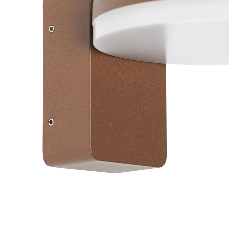 Moderne buiten wandlamp roestbruin incl. LED IP54 - Esmee