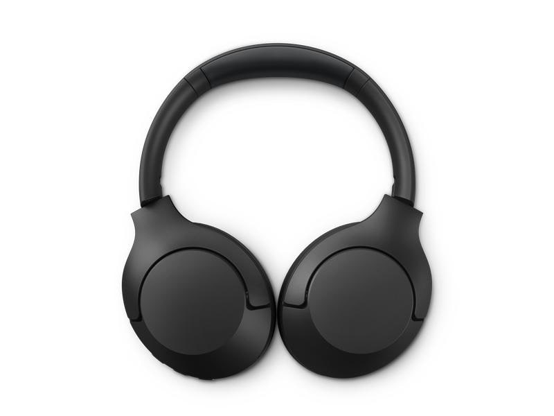 Philips Wireless Over-Ear-Kopfhörer TAH8506BK Schwarz Schlanker Kopfhörer mit grossartigem Sound