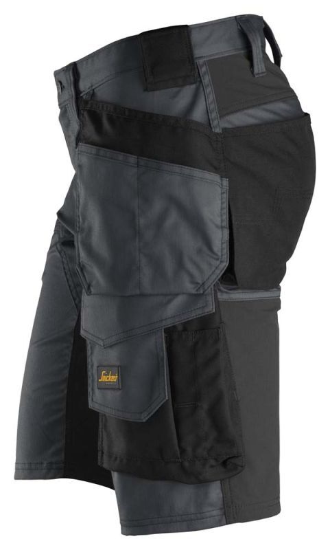 Snickers AllroundWork 6141 Stretch - Korte werkbroek - Grijs - 62