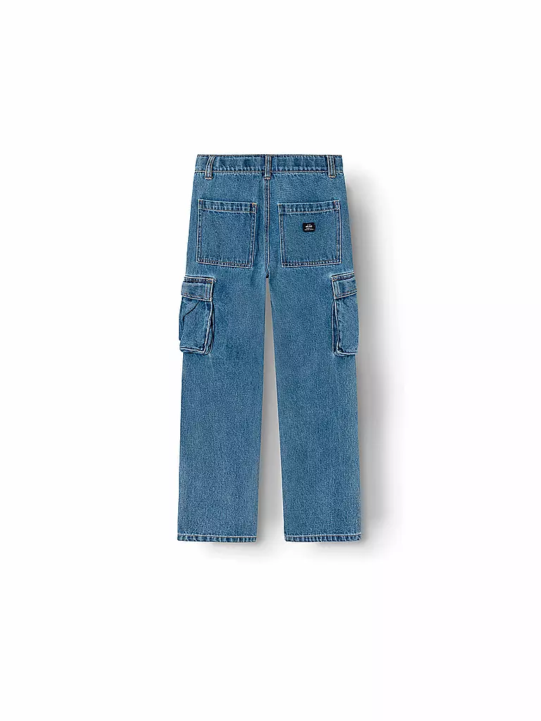 NAME IT Jungen Cargojeans NKMRYAN blau