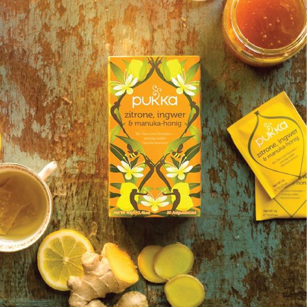 Pukka Manuka Tee - Zitrone, Inwer, Manuka Honig