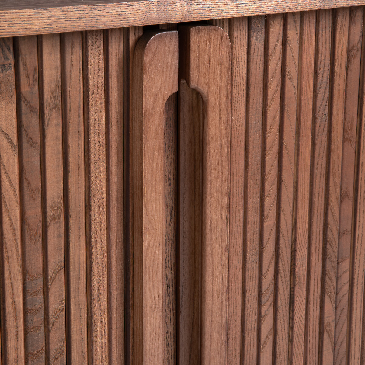 LA REDOUTE INTERIEURS<br>Aparador com 2 portas de correr, nogueira colorida, Wapong