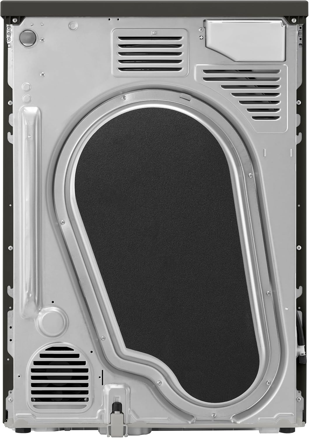 LG RT80V9B, Klasse A+++,Trockner 8 kg, Wärmepumpentrockner mit Kurzprogramm, Trockensensor, Trommelmaterial aus Edelstahl, 60 x 69 x 85 cm ꟷ Schwarz