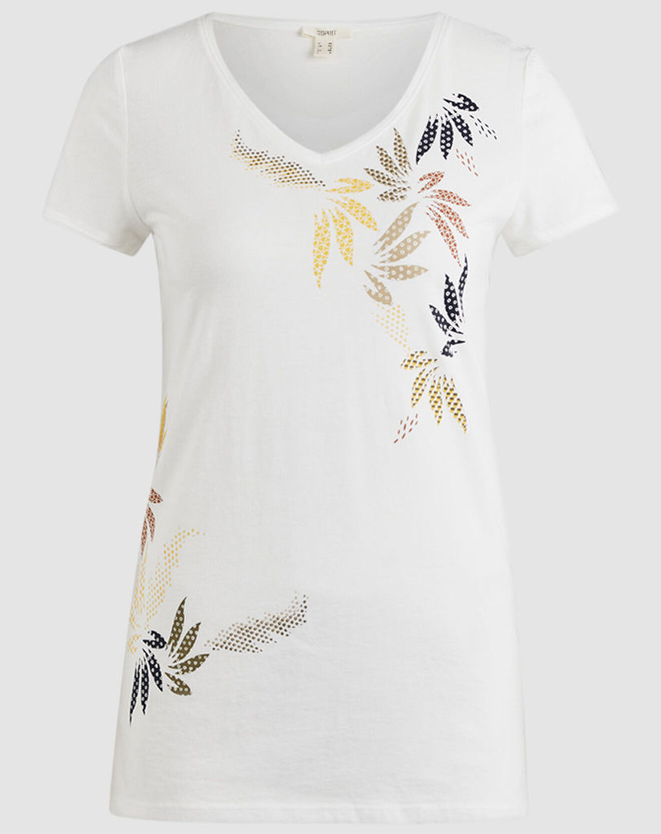 Esprit T-Shirt imprimé Palmier blanc