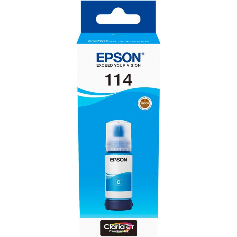 EPSON Bidon d'encre N°114 Couleurs séparées pour imprimante à réservoir d'encre