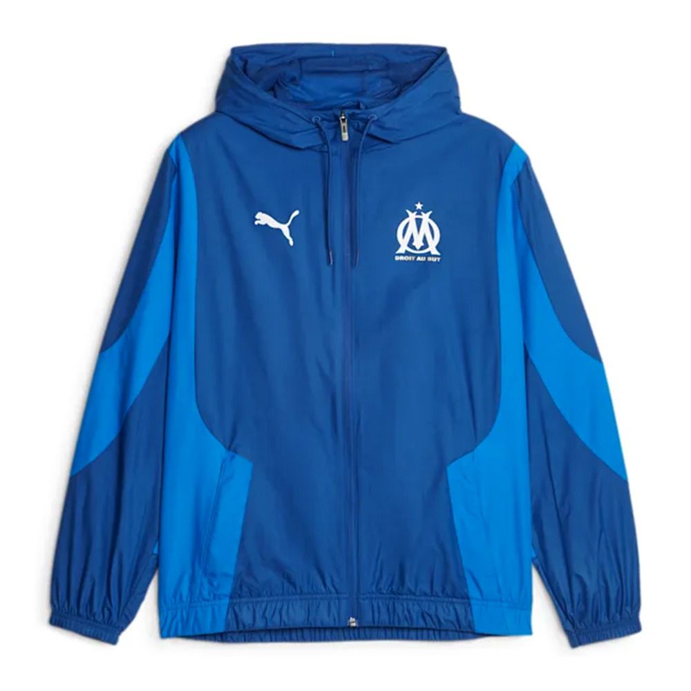 Puma OM PREM - Veste Homme team royal/clyde royal