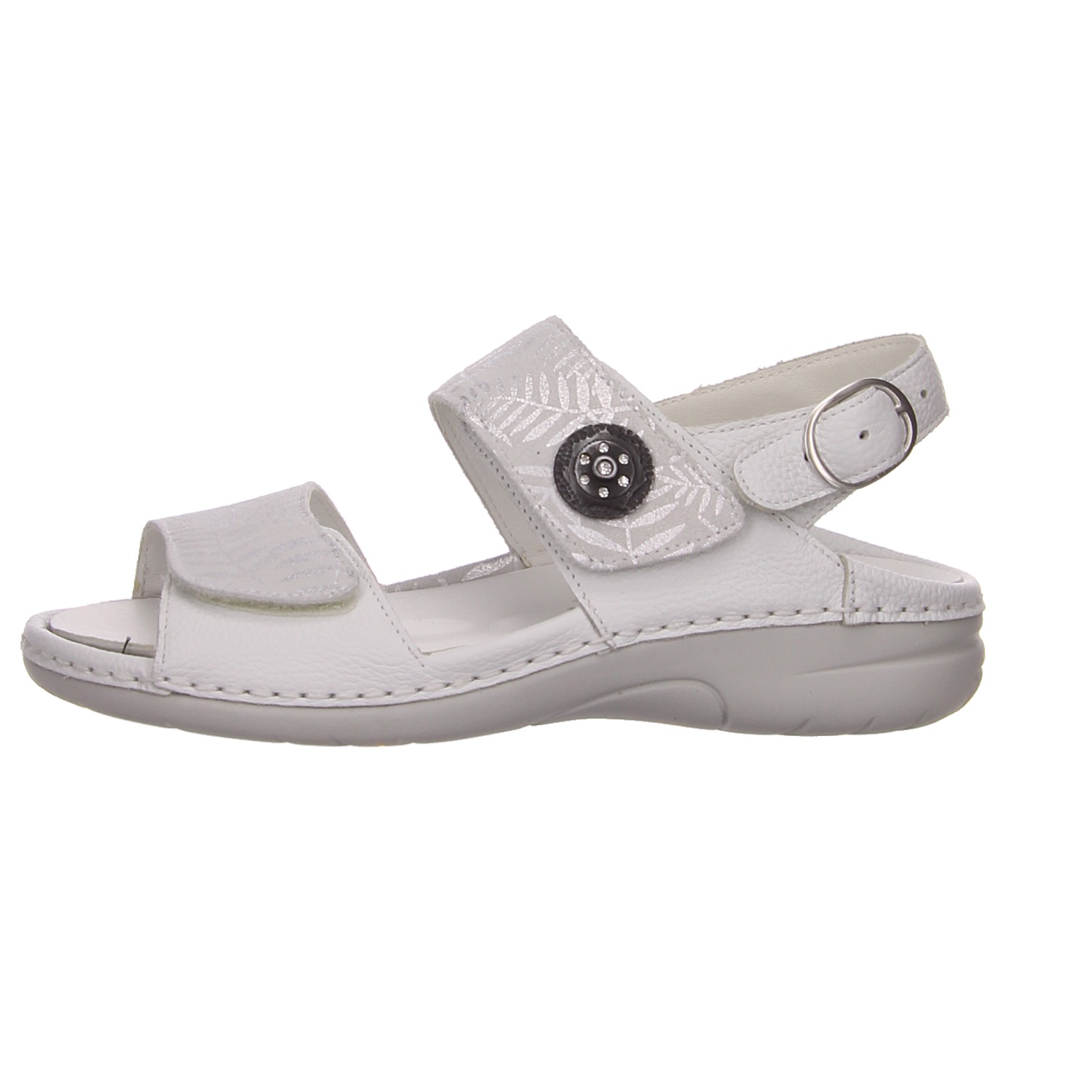 Waldläufer Sandalen weiß weiss/weiss kombi