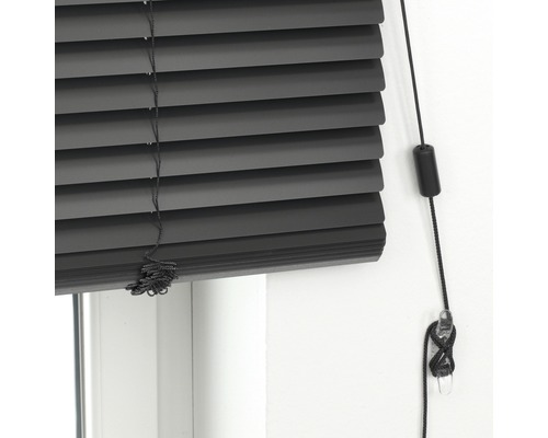 Soluna DIM-OUT aluminium jaloezie 40x170 cm leisteen, met 20% meer lamellen voor betere verduistering
