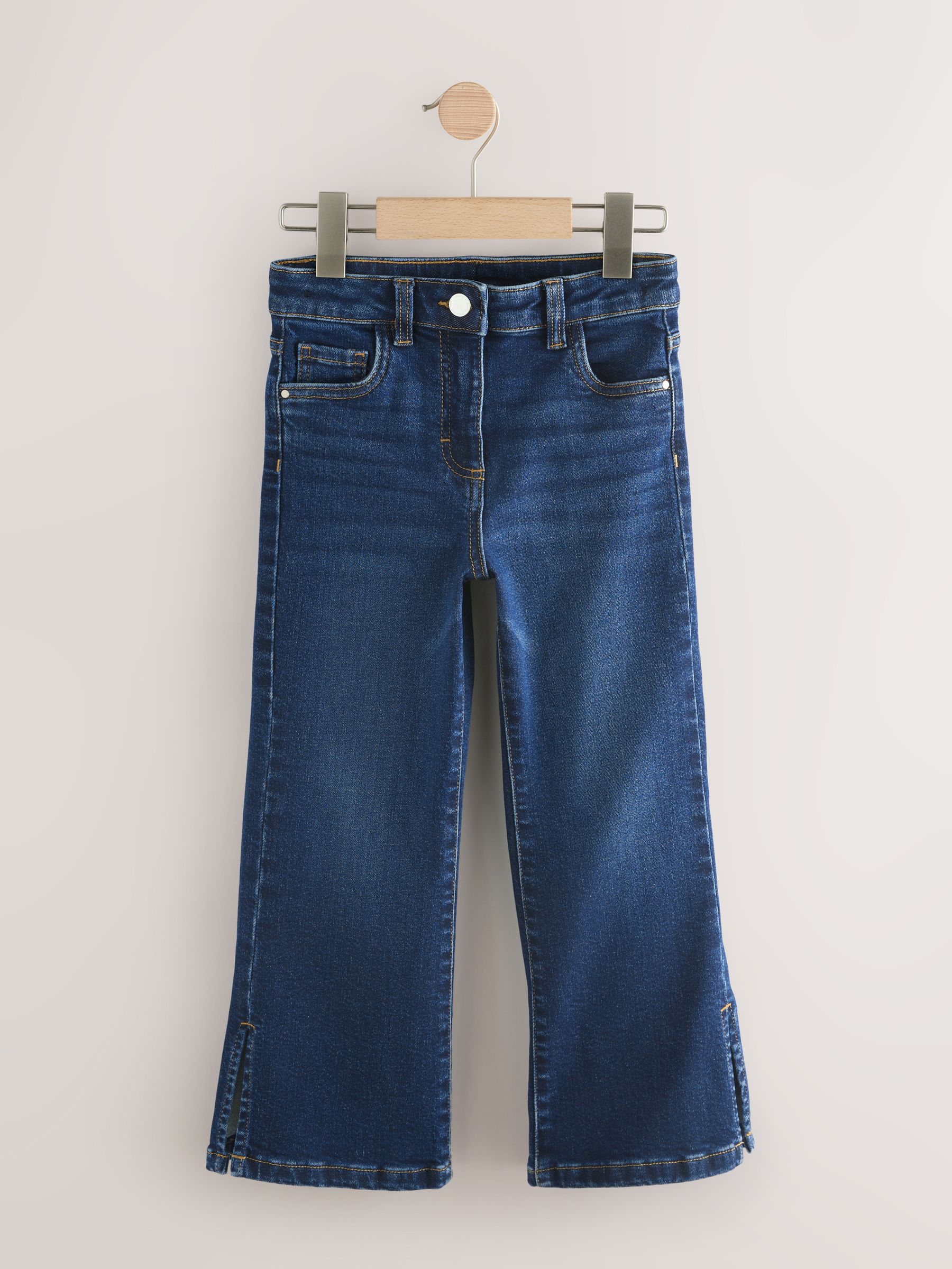 Donkerblauw - Flare jeans (3-16 jr)