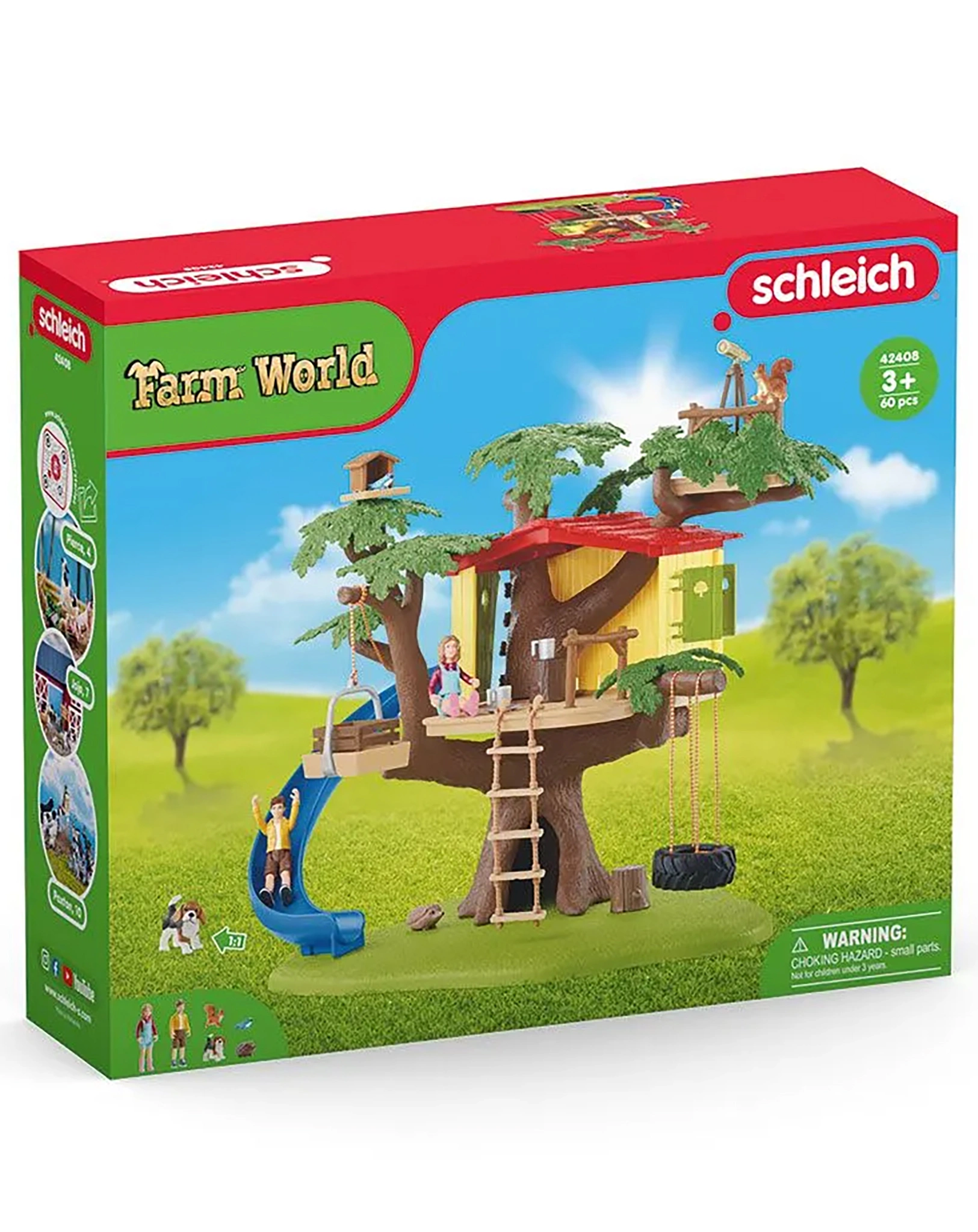 schleich® 42408 Farm World – Abenteuer Baumhaus