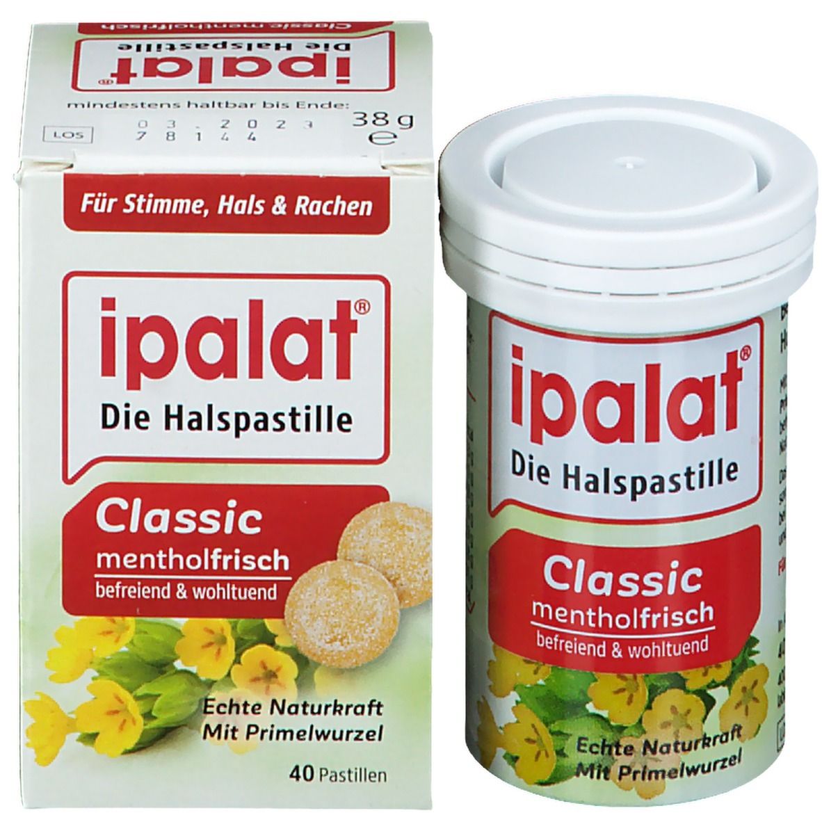 ipalat® Halspastillen classic