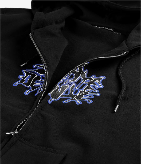 skatedeluxe Stroke Organic Zip-Hoodie (black)