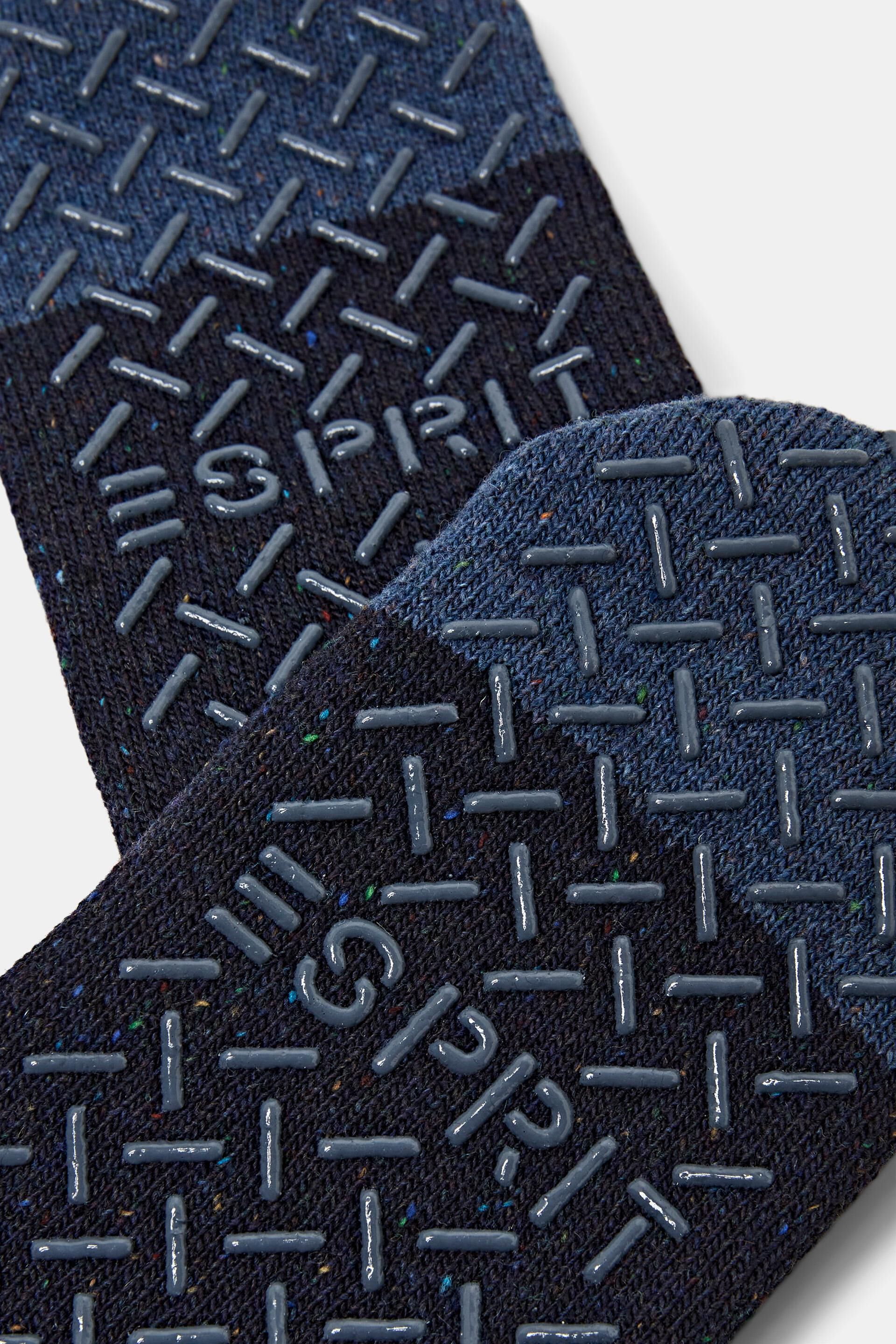 Chaussettes d’intérieur en laine mélangée à semelle antidérapante