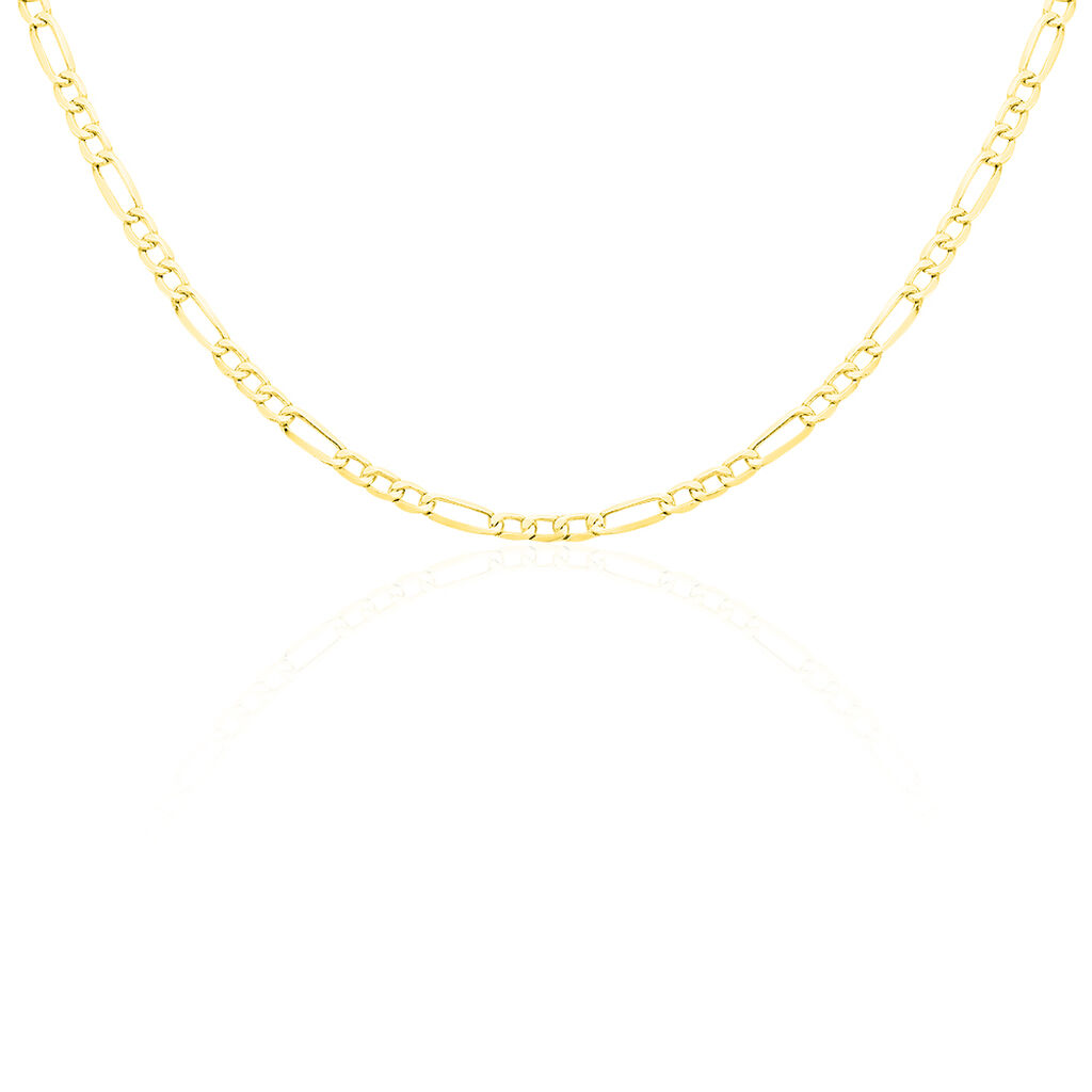 Chaîne Alliah Maille Alternée 1/3 Or Jaune