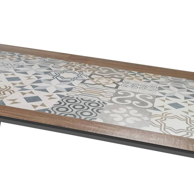 Table de jardin rectangulaire LAMBADA Céramique & Graphite