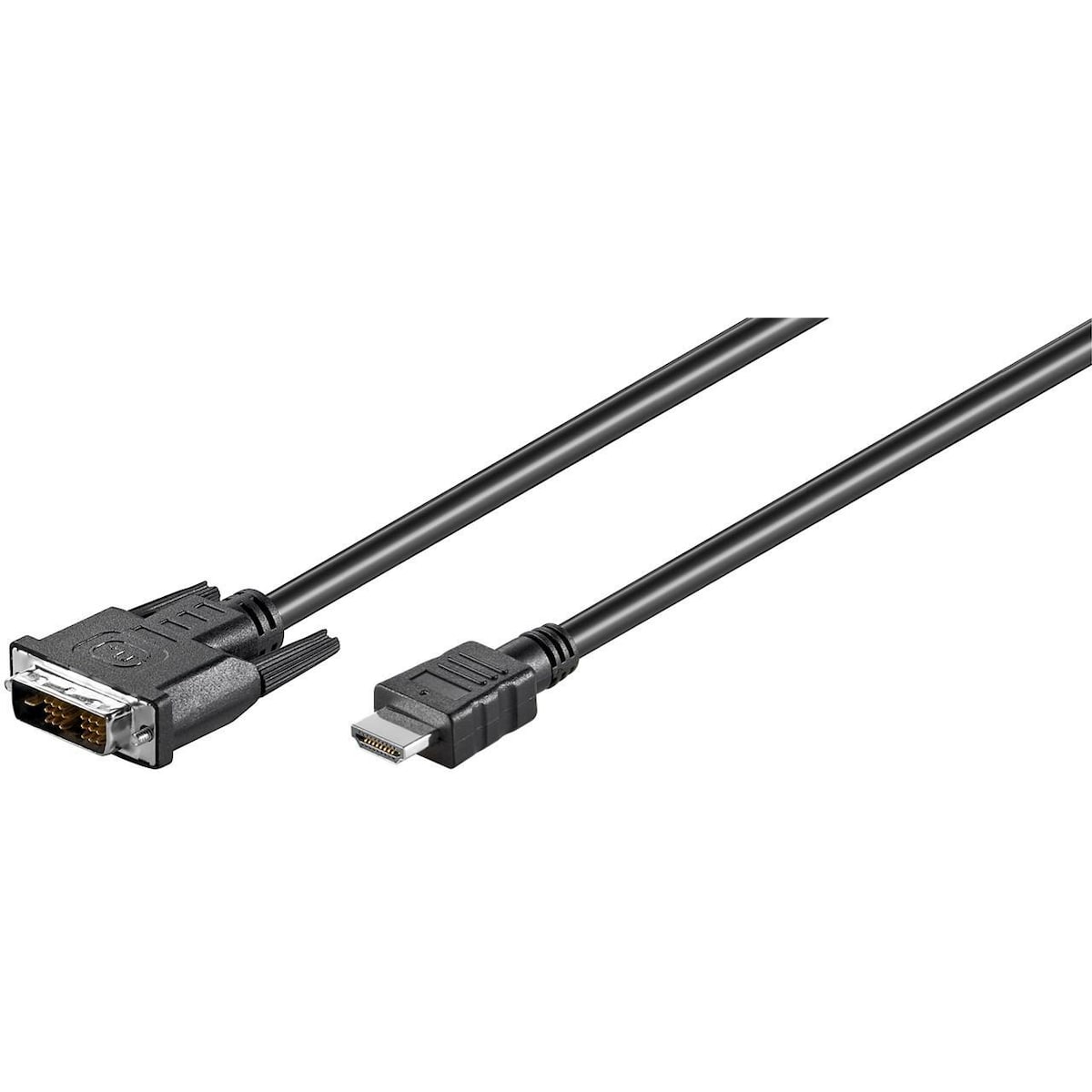 DVI-D/HDMIâ„¢-kabel, nikkelbelagt