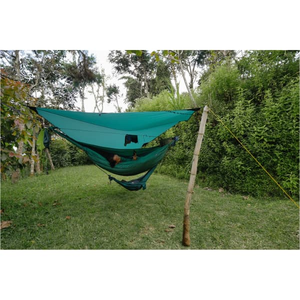 Hamac bivouac TICKET TO THE MOON MINI HAMMOCK SET DARK GREEN/DARK GREEN