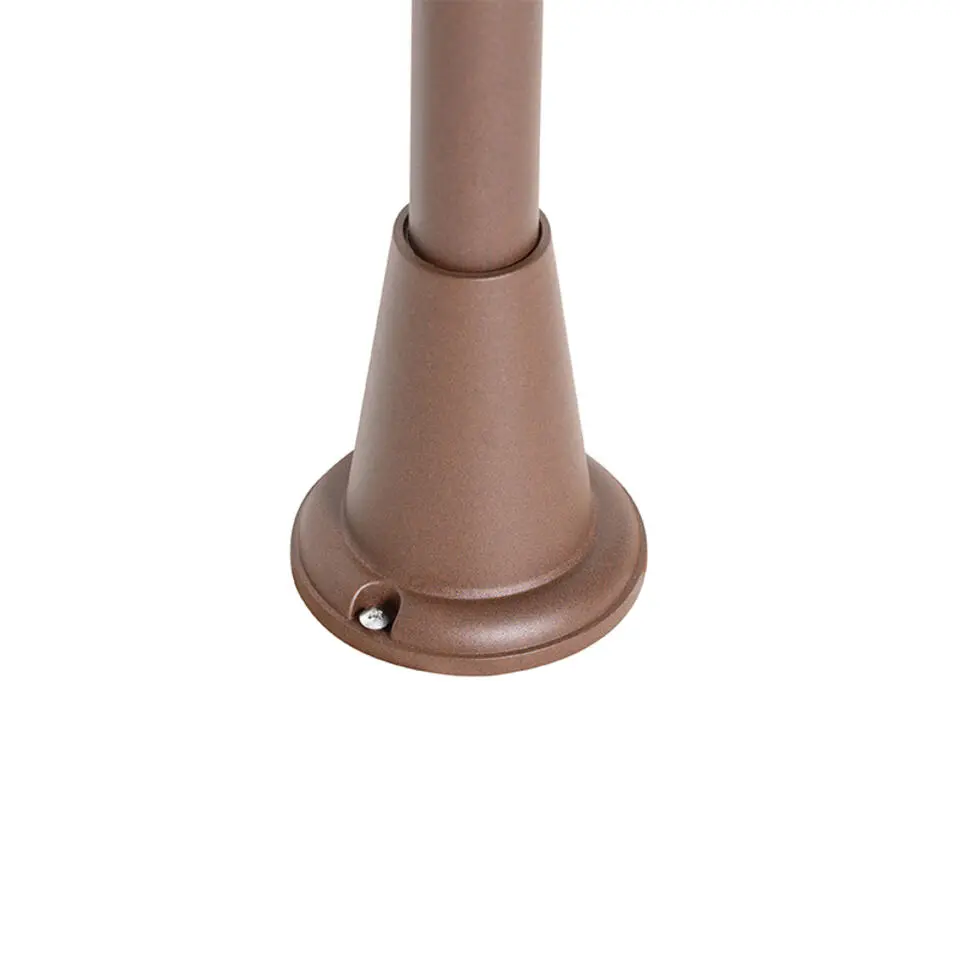 Qazqa staande buitenlampen charlois bronskleurig e27