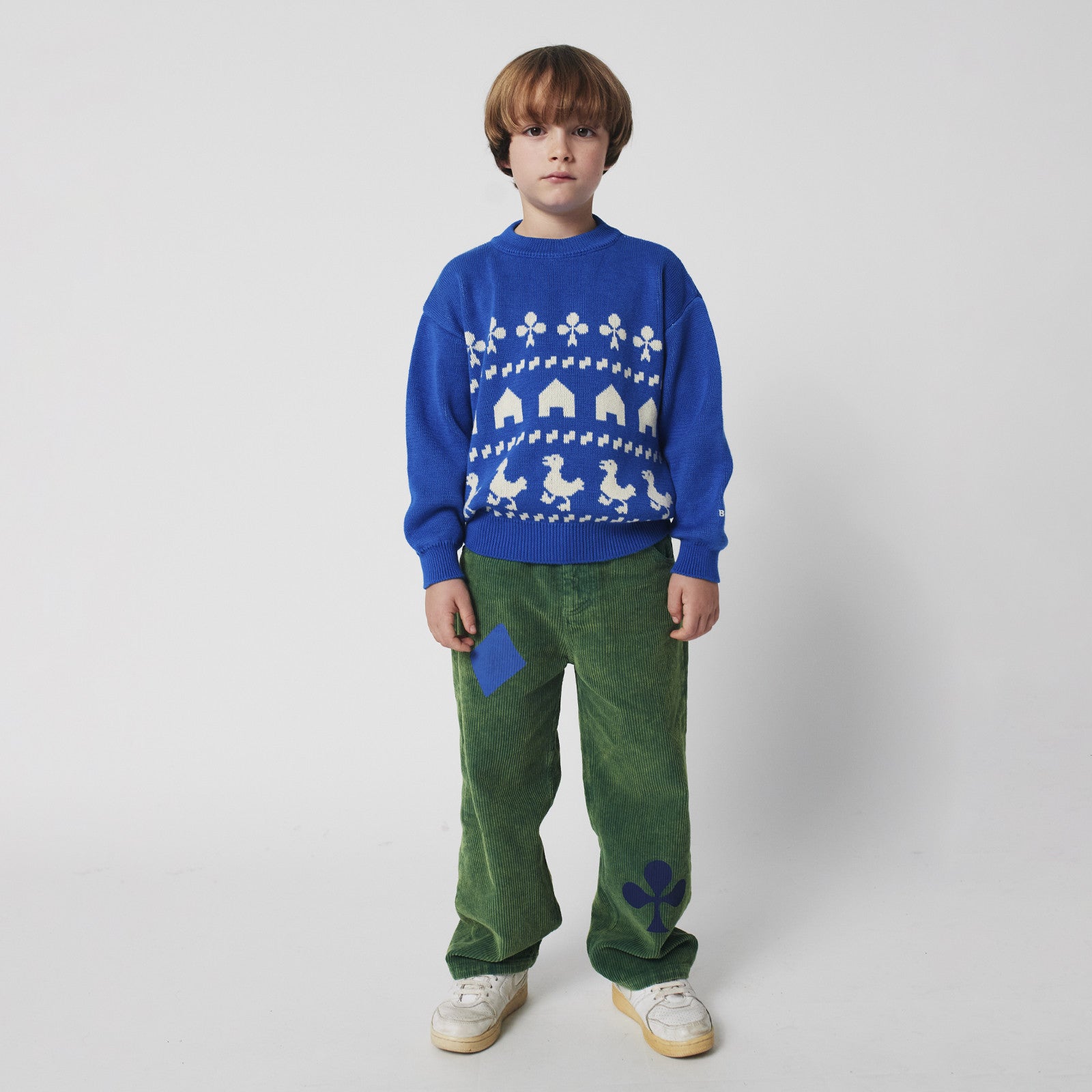 Pullover Farm Jacquard Blue
