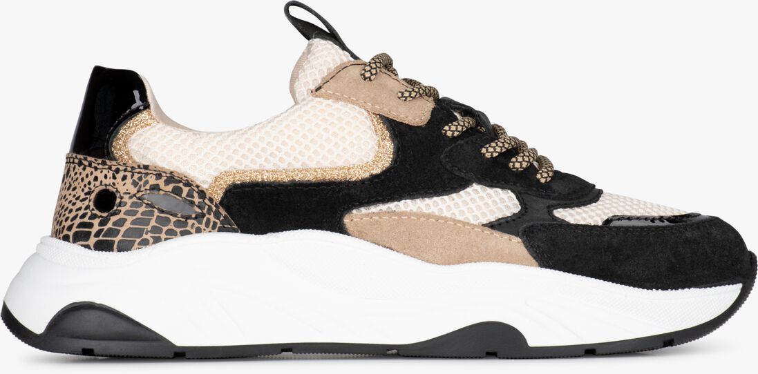PS POELMAN zwarte ps poelman lage sneakers iva