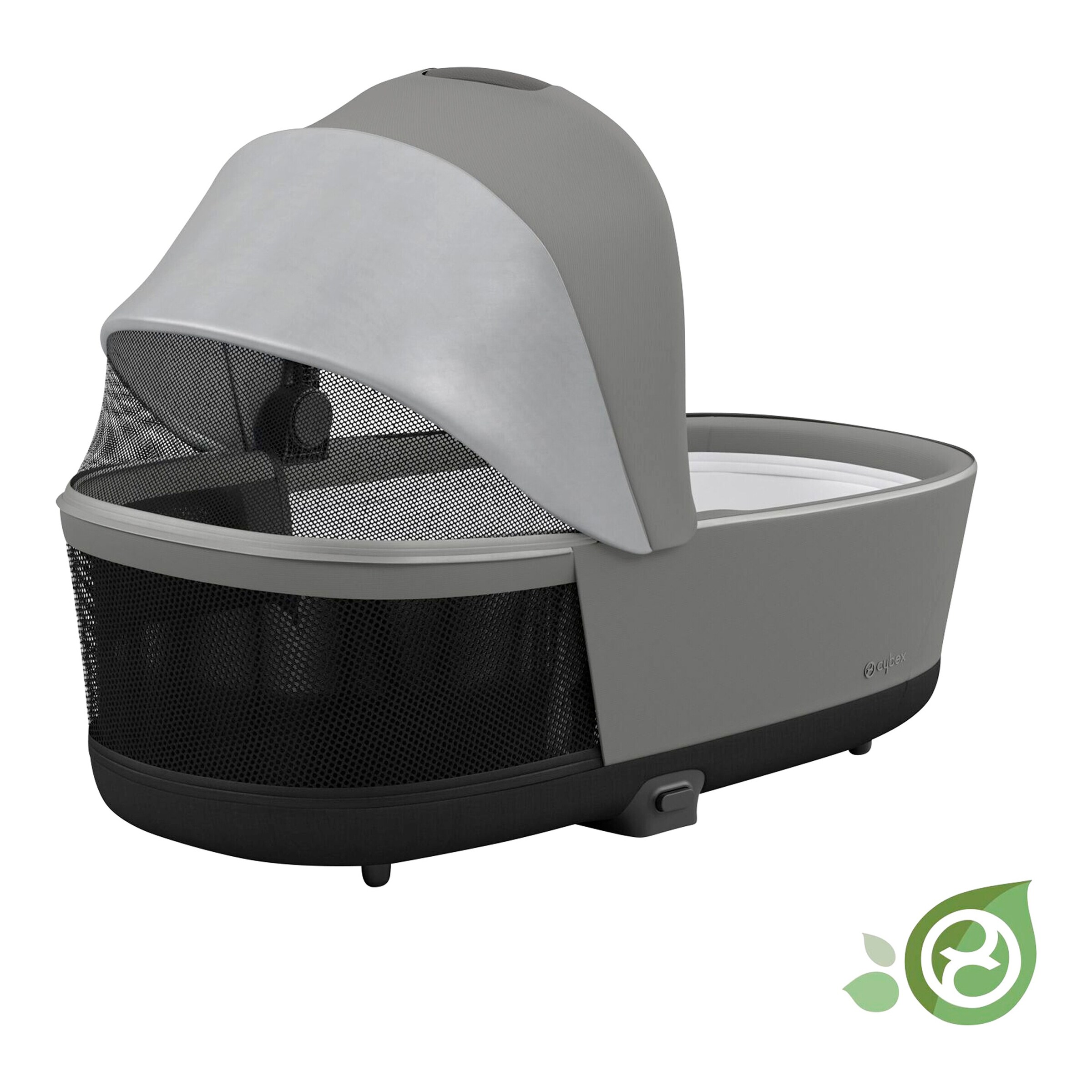 Cybex - PLATINUM Lux Tragewanne Conscious Collection für Priam, e-Priam pearl grey