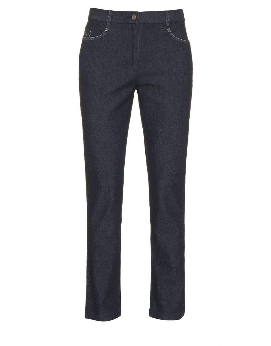 Jean 7/8ème gris