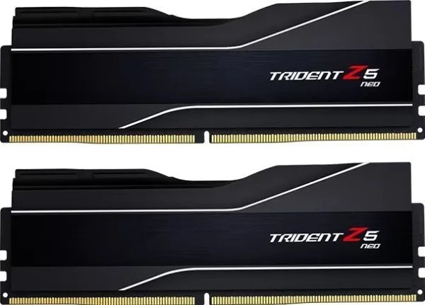 G.Skill Trident Z5 Neo - DDR5 - sæt - 32 GB: 2 x 16 GB - DIMM 288-PIN - 6000 MHz / PC5-48000 - CL30 - 1.35 V - ikke bufferet - ikke-ECC - mat sort