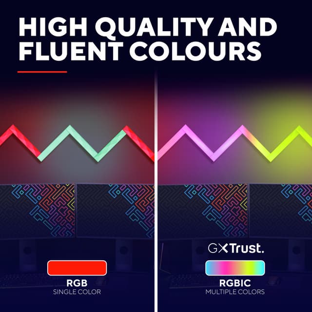 Trust GXT905 VYBZ RGBIC Væg RGB-belysning