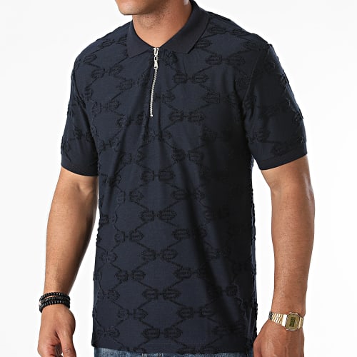 Polo Manches Courtes PL-15 Bleu Marine